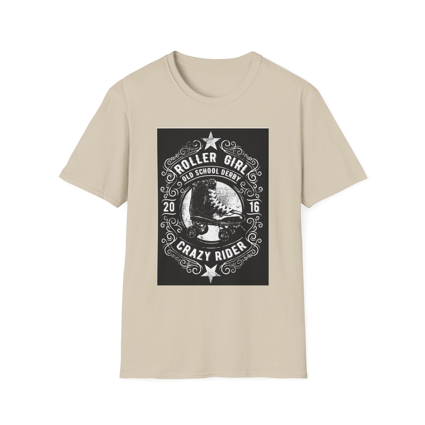 Roller Girl Crazy Rider T-shirt | Skate Derby Graphic
