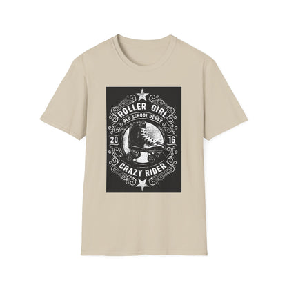 Roller Girl Crazy Rider T-shirt | Skate Derby Graphic