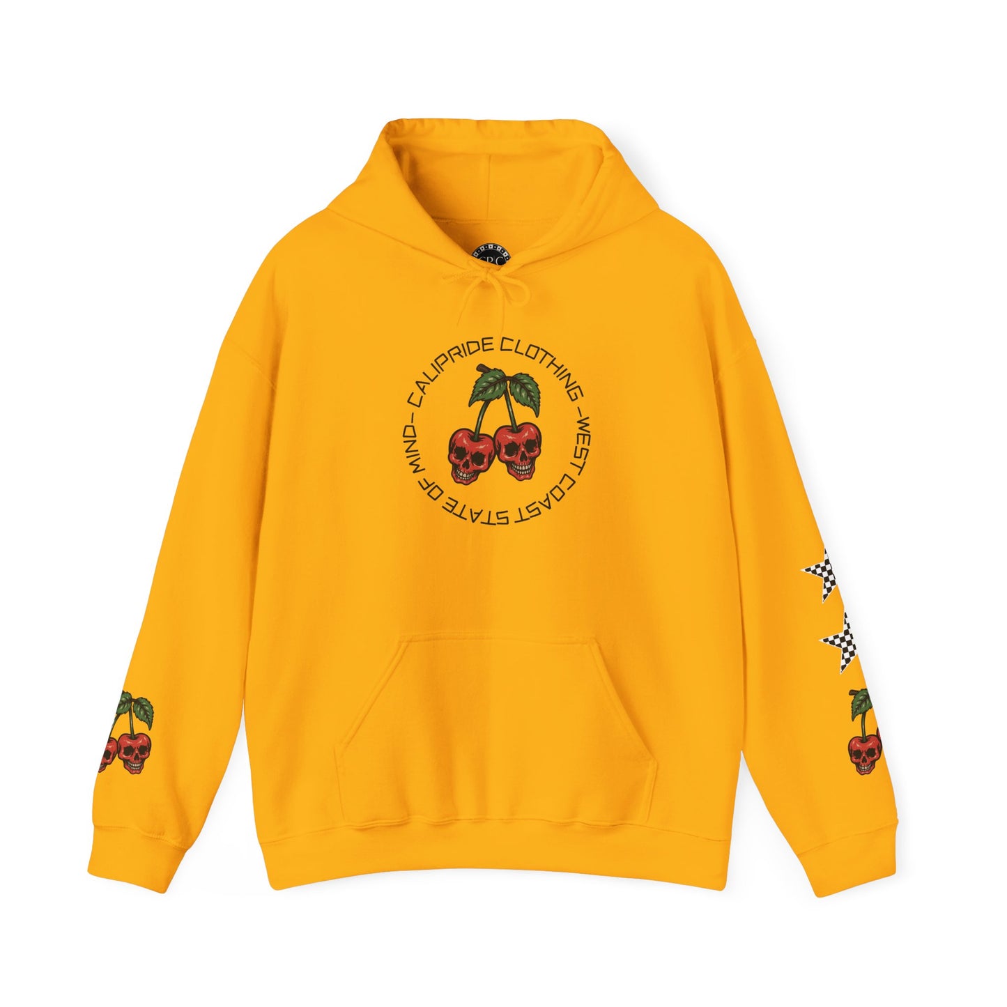 Skate & Surf Collection - Angry Cherry, Graphic Hoodie | CaliPride Clothing