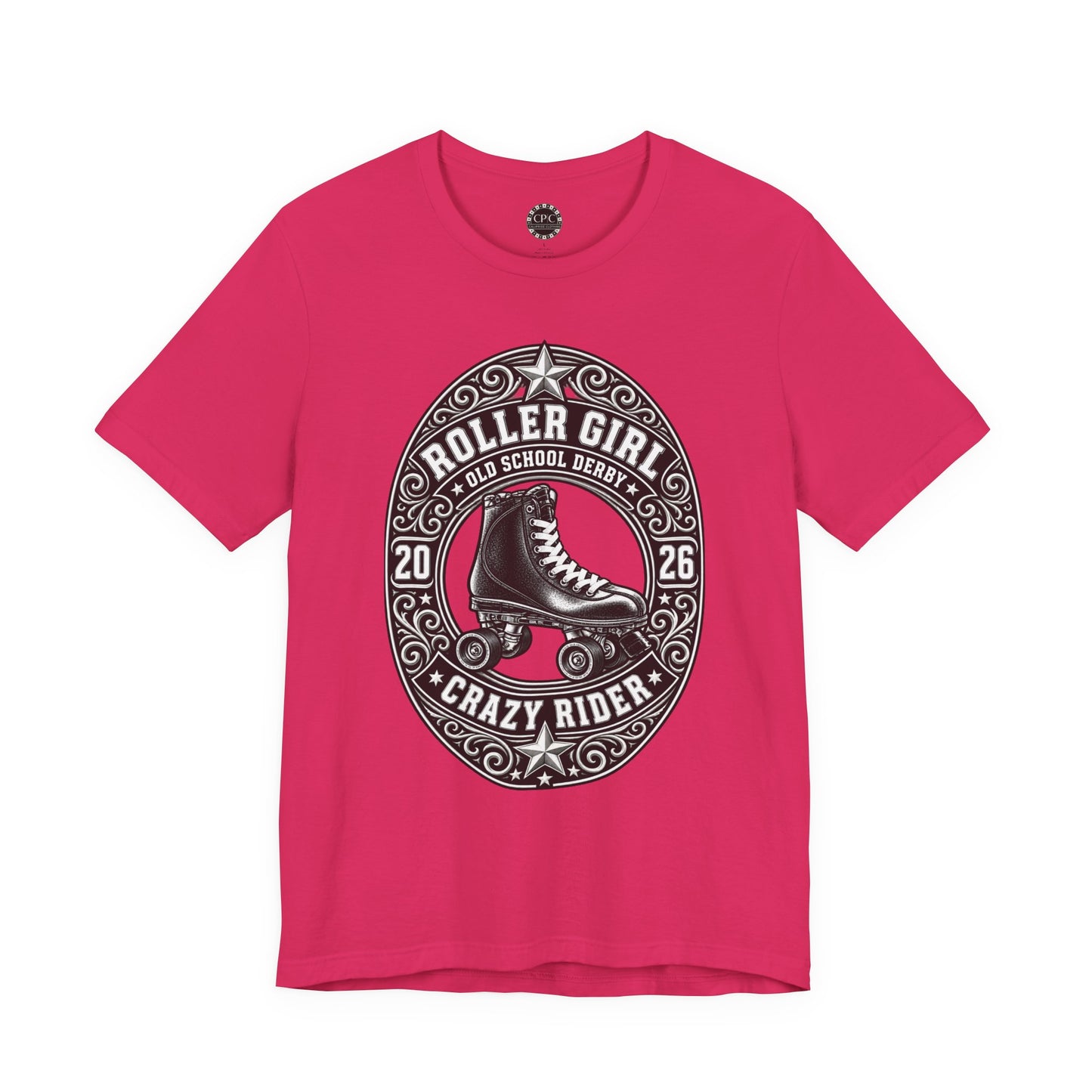 Punk Resurrected Collection - Roller Girl Crazy Rider, Graphic T-shirt | CaliPride Clothing