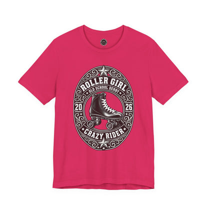 Punk Resurrected Collection - Roller Girl Crazy Rider, Graphic T-shirt | CaliPride Clothing
