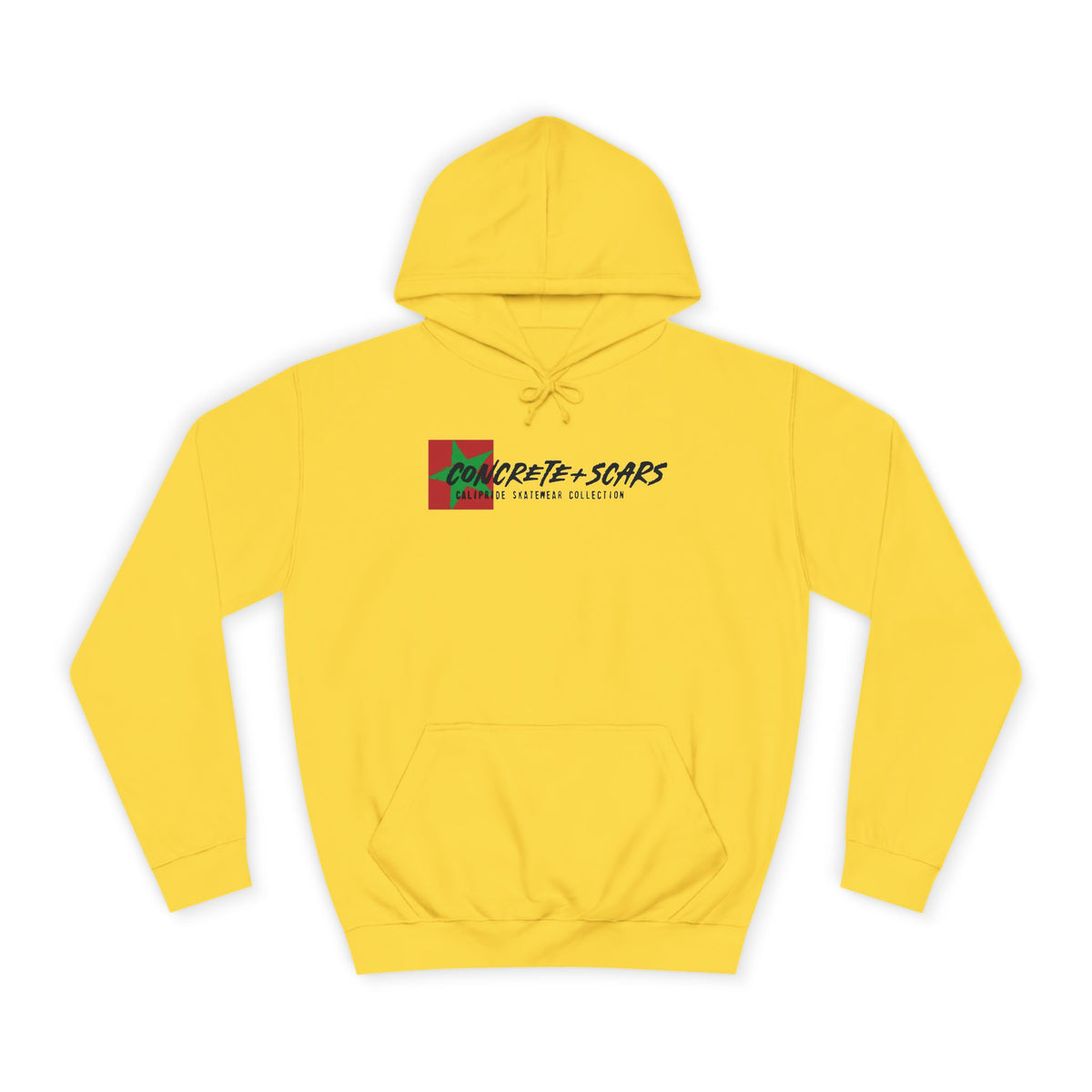 Concrete & Scars Skatewear Collection - C & S Signature Logo, Graphic Hoodie — CaliPride Clothing