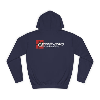 Concrete & Scars Skatewear Collection - C & S Signature Logo, Graphic Hoodie — CaliPride Clothing