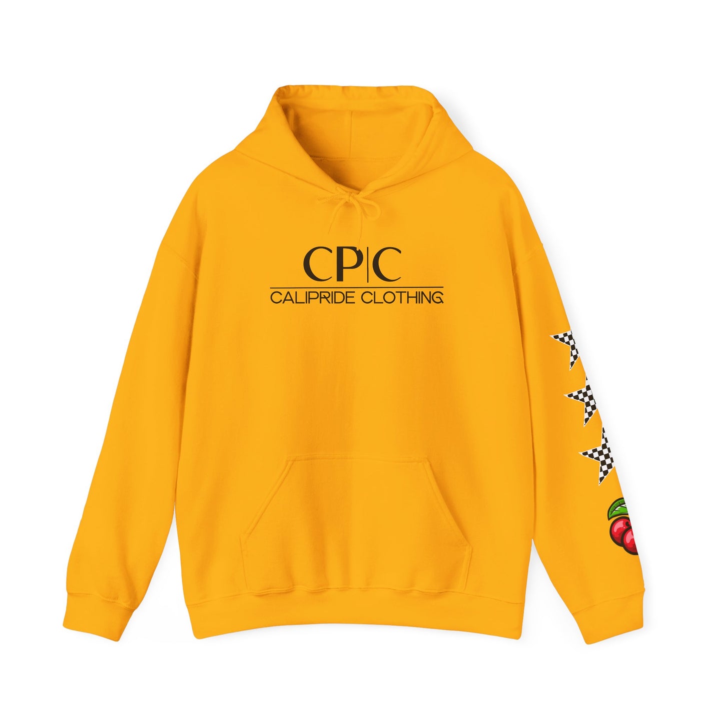 Cherries, Checkers, & Stars Graphic Hoodie | CaliPride Clothing