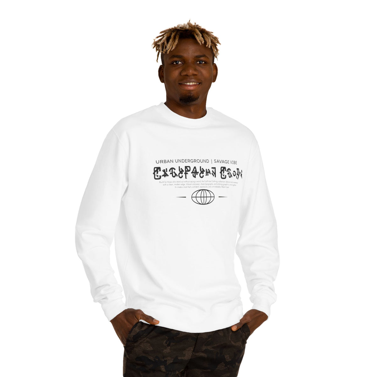 Urban Underground Collection - Savage Vibe, Cyber City, Graphic Premium Sweatshirt — CaliPride Clothing