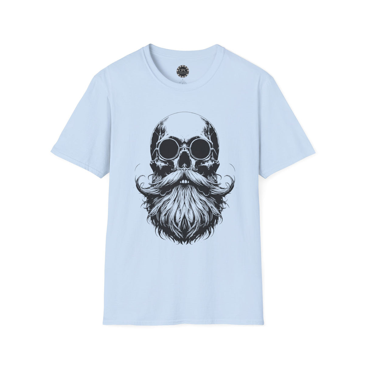 Pacific Works Collection - Vintage Bearded Skull Graphic T-Shirt — CaliPride Clothing