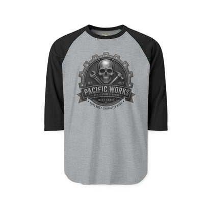 Pacific Works Collection - Raglan, Hand Built. Character Made. Signature Graphic Raglan Tee — CaliPride Clothing