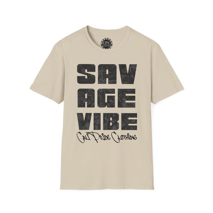 "Savage Vibe Graffiti Block" Series, Black & Grey logo — CaliPride Clothing