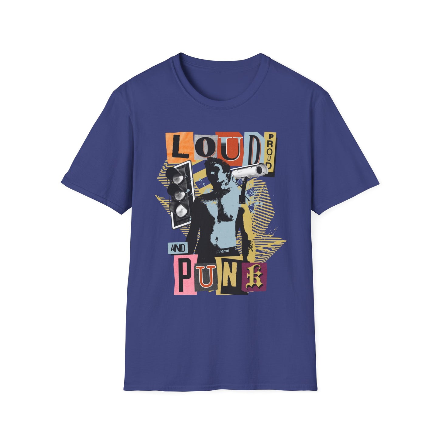 Punk - 'Loud Proud and Punk' Graphic T-Shirt