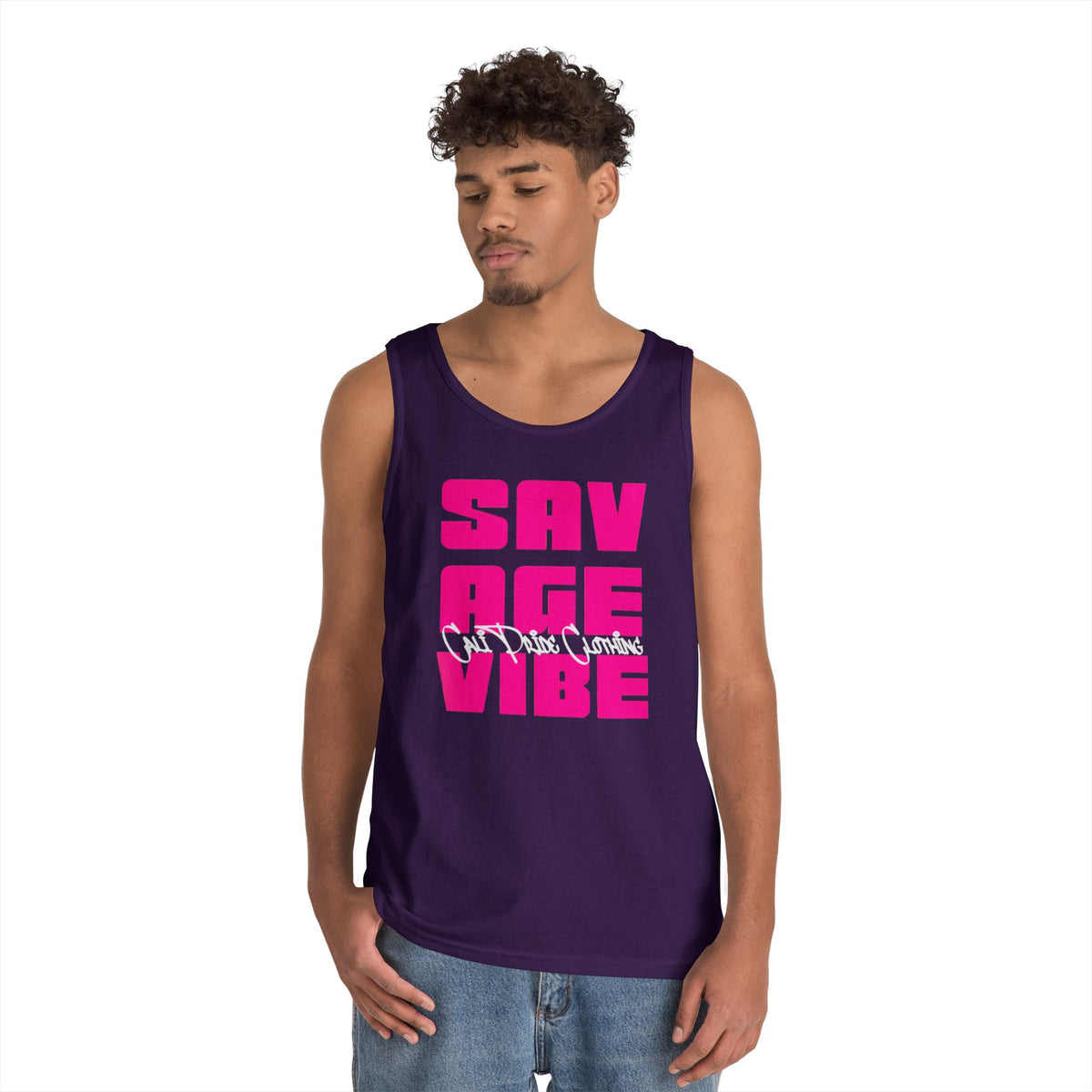 Urban Underground Collection - Savage Vibe Graffiti Block series - Multicolor Tank Tops | CaliPride Clothing