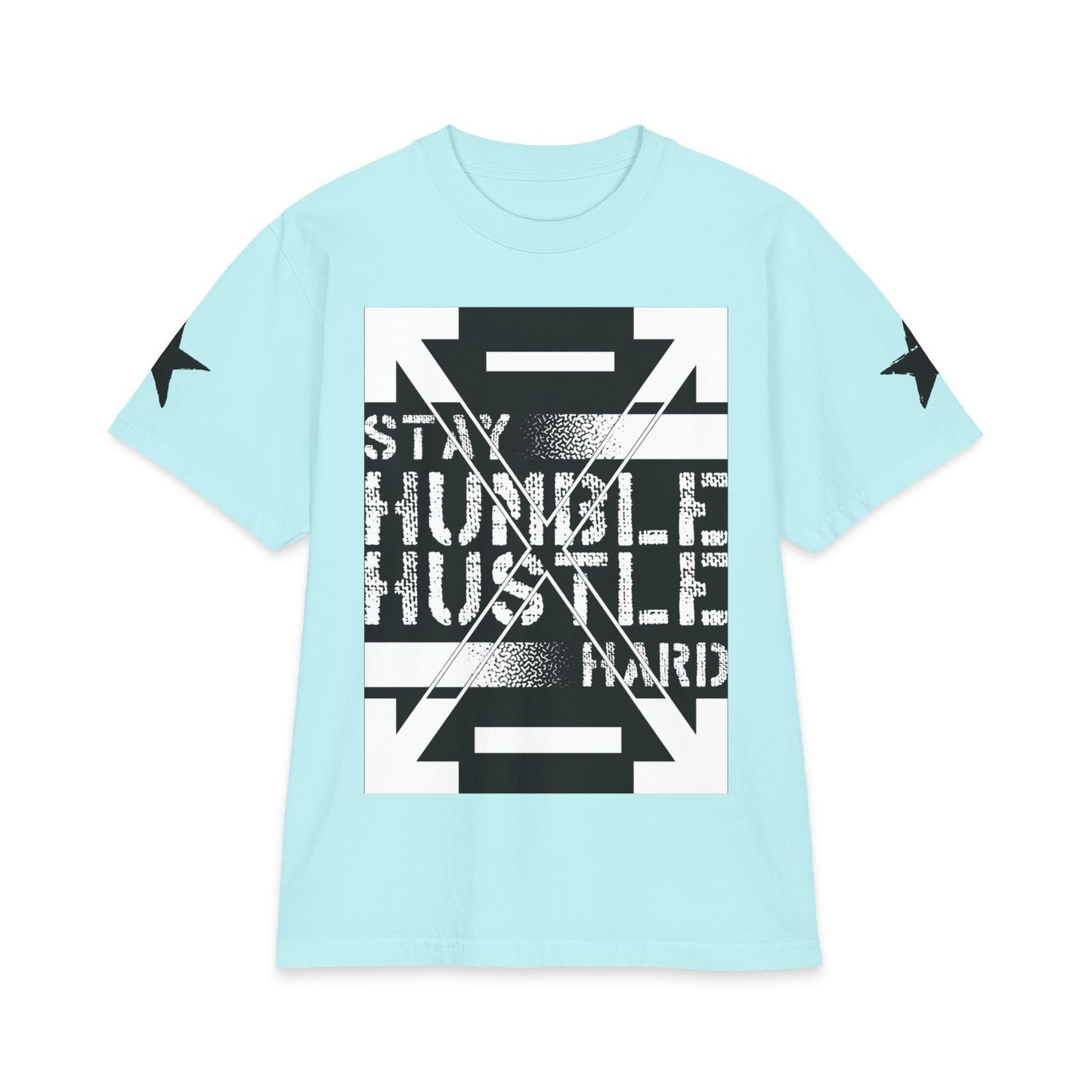 Urban Underground Collection - 'Stay Humble, Hustle Hard' double sided Rockstar Graphic T Shirt — CaliPride Clothing