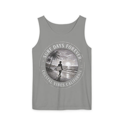 Surf & Beach Collection | Ocean Vibes Series - Surf Days Forever, Tank top - CaliPride Clothing