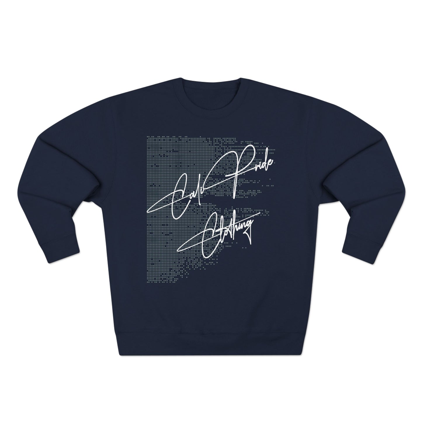 The Elite Collection - Founder's Signature No. 1, Pixel Fade, Premium Sweatshirt - CaliPride Clothing