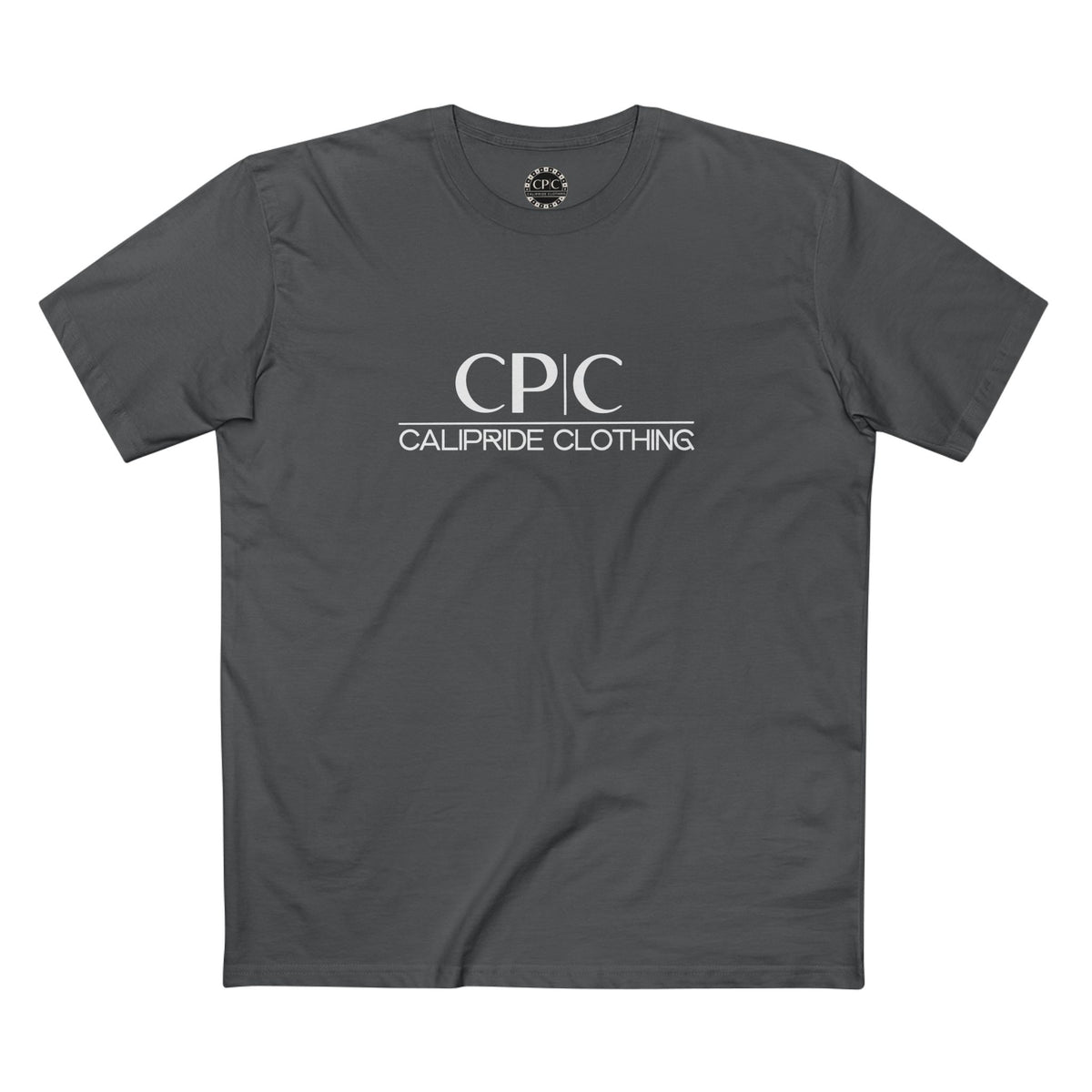 The Elite Collection - Signature Essentials, CP | C, Premium T-Shirt, white logo - CaliPride Clothing