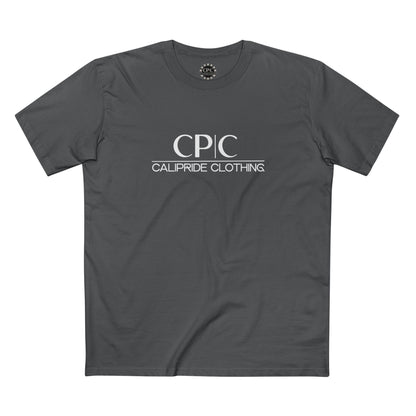 The Elite Collection - Signature Essentials, CP | C, Premium T-Shirt, white logo - CaliPride Clothing