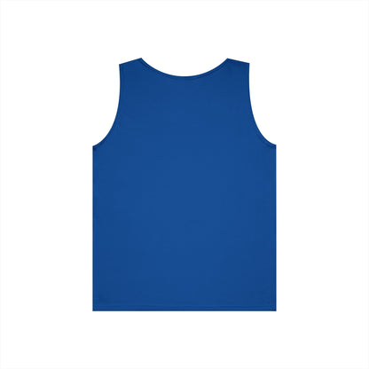 Retro Sun and Palms Silhouette Graphic Tank Top