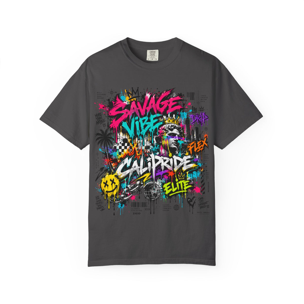 Urban Underground Collection - Savage Vibe, Old School Bang, Graphic T-Shirt - CaliPride Clothing