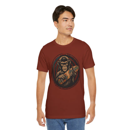 Skate & Surf Collection - Chimpin' Around, Graphic T-Shirt - CaliPride Clothing
