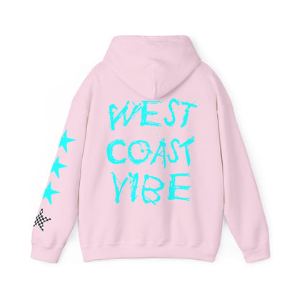 'West Coast Vibe' Graphic Hoodie w Stars - Multiple colors | CaliPride Clothing