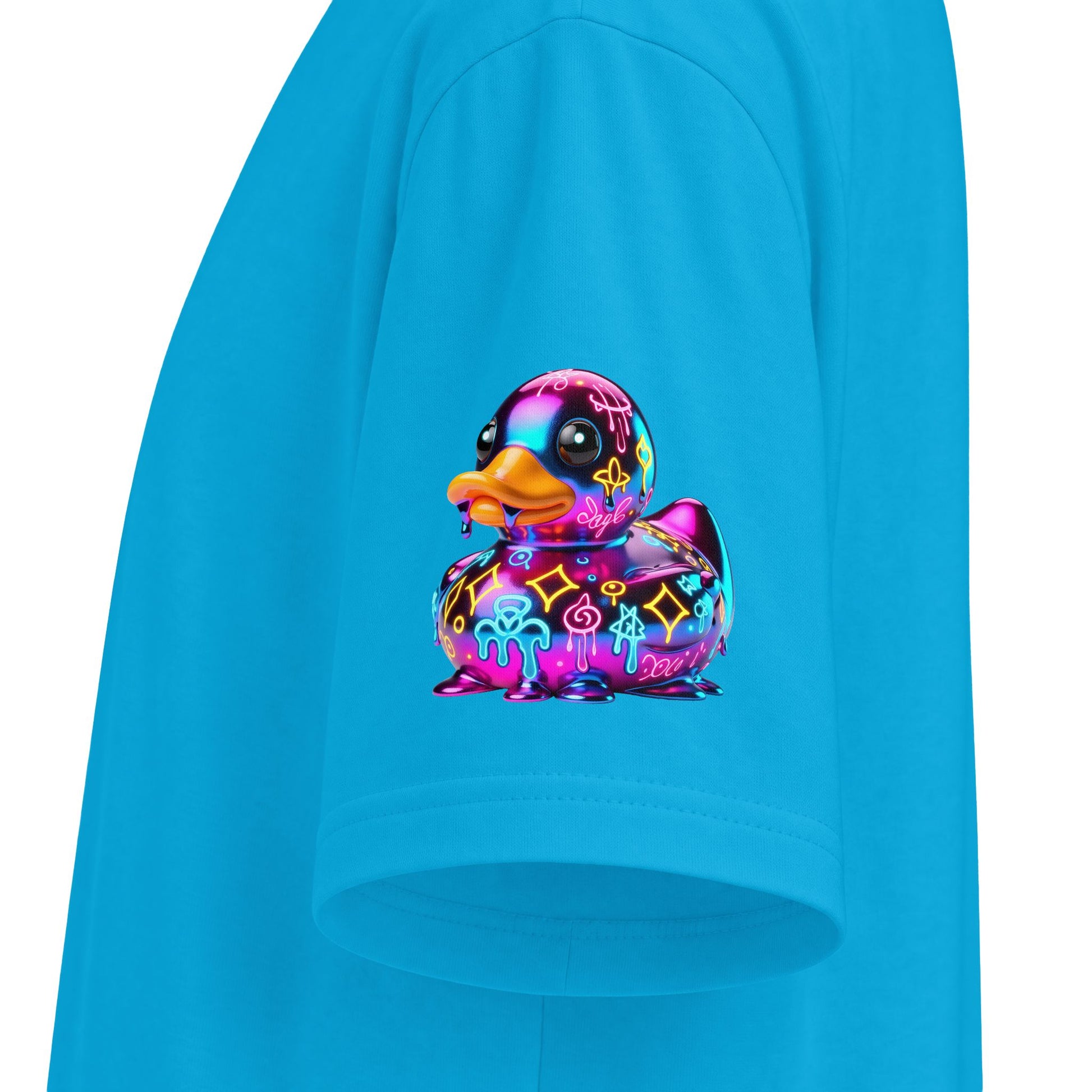 Urban Underground Collection - Neon Drip, Rub'a Ducky, Graphic 4-way T Shirt - CaliPride Clothing