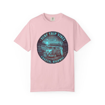 Surf & Beach Collection - Ocean Vibes Series, Surf Trip Vibes, T-shirt - CaliPride Clothing
