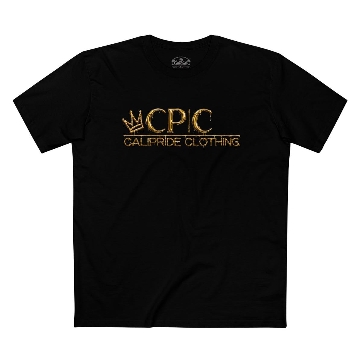 Urban Underground Collection - CP | C Gold Drip Edition No. 1, Premium Graphic T Shirt - CaliPride Clothing