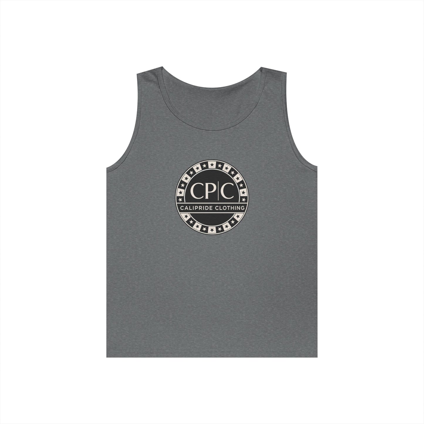 CP | C Logo, Checker Star Loose Tank Top | CaliPride Clothing