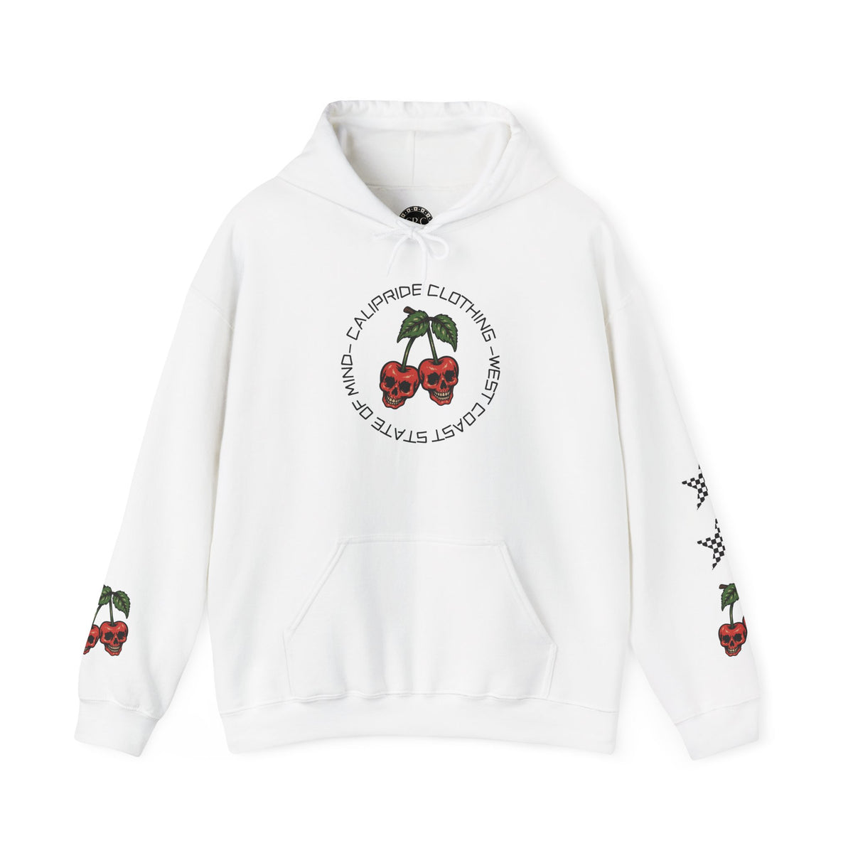 Skate & Surf Collection - Angry Cherry, Graphic Hoodie | CaliPride Clothing