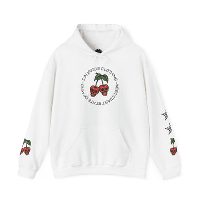 Skate & Surf Collection - Angry Cherry, Graphic Hoodie | CaliPride Clothing