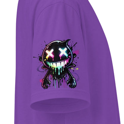 Urban Underground Collection - Neon Drip Drooly, Graphic 4-way T Shirt - CaliPride Clothing