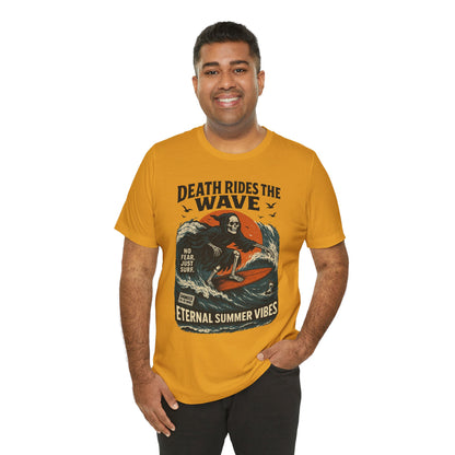 Urban Underground Collection - Death Rides the Wave Graphic T-Shirt - CaliPride Clothing