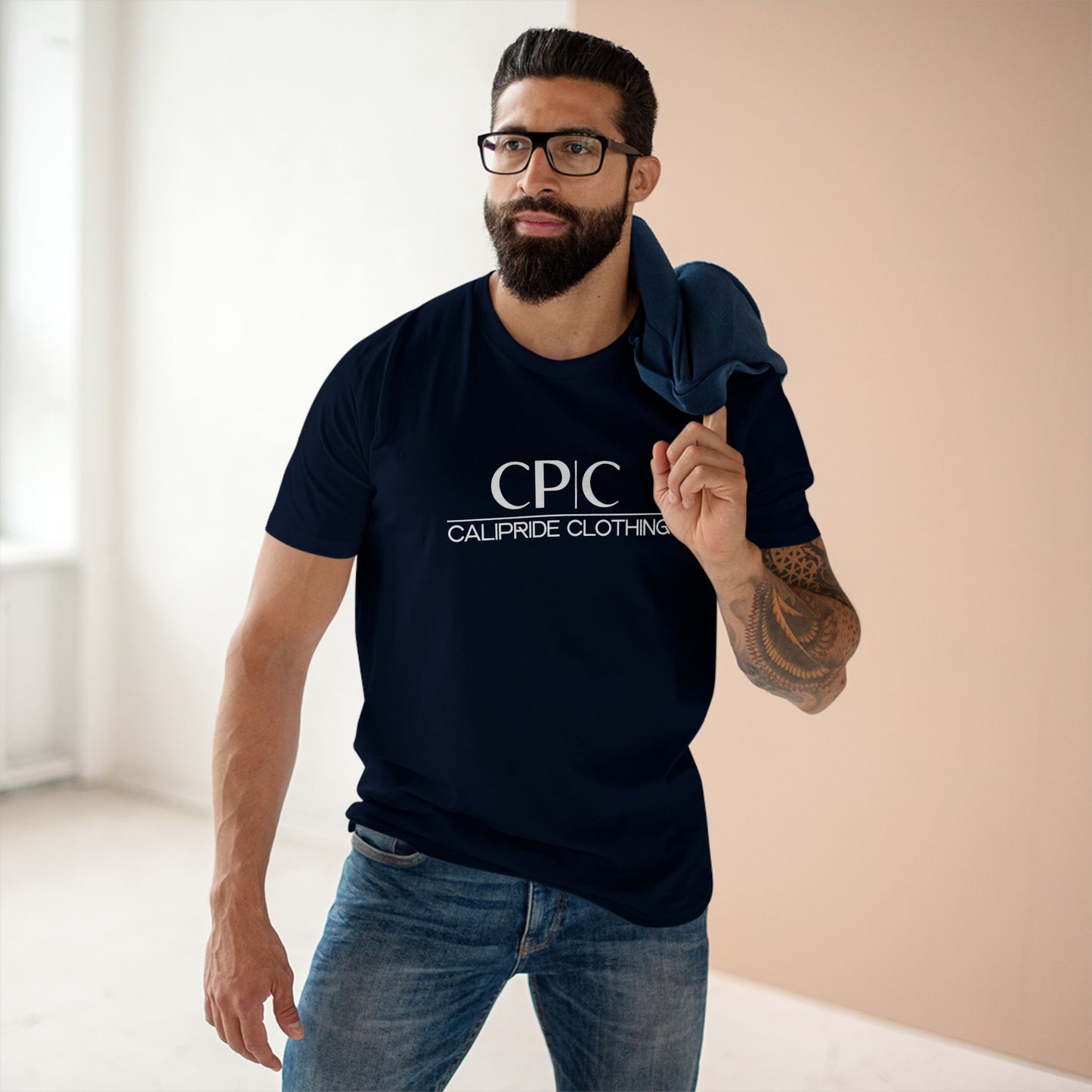 CP | C Elite branded T Shirt - CaliPride Clothing, black logo