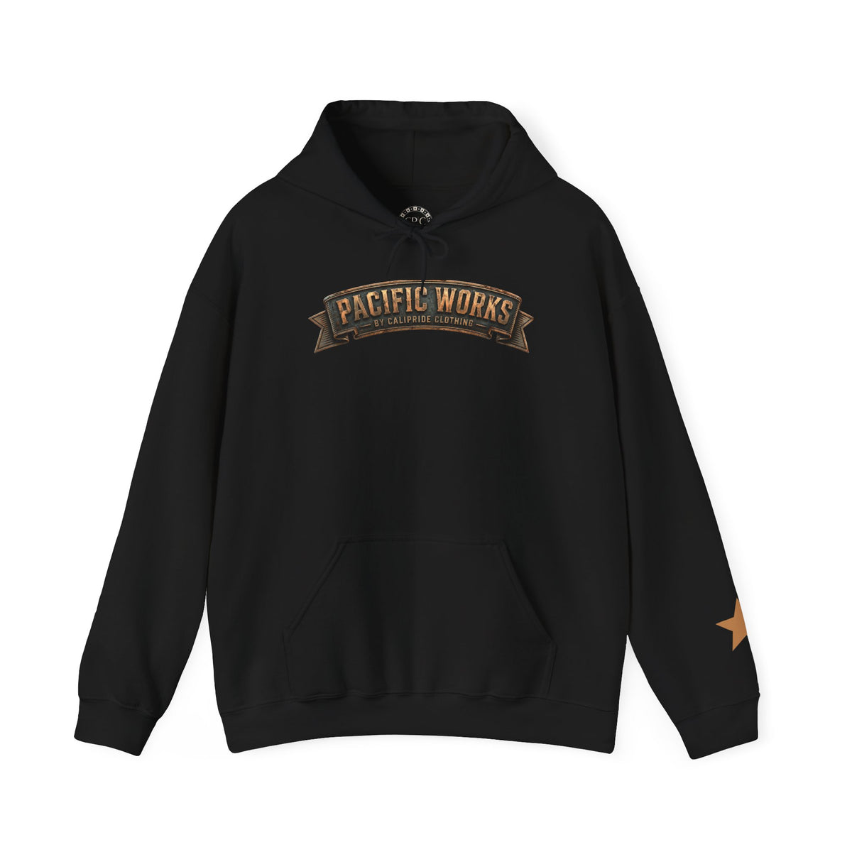 Pacific Works Collection — Signature Logo, Graphic Hoodie - CaliPride Clothing