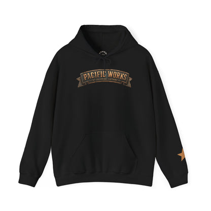 Pacific Works Collection — Signature Logo, Graphic Hoodie - CaliPride Clothing