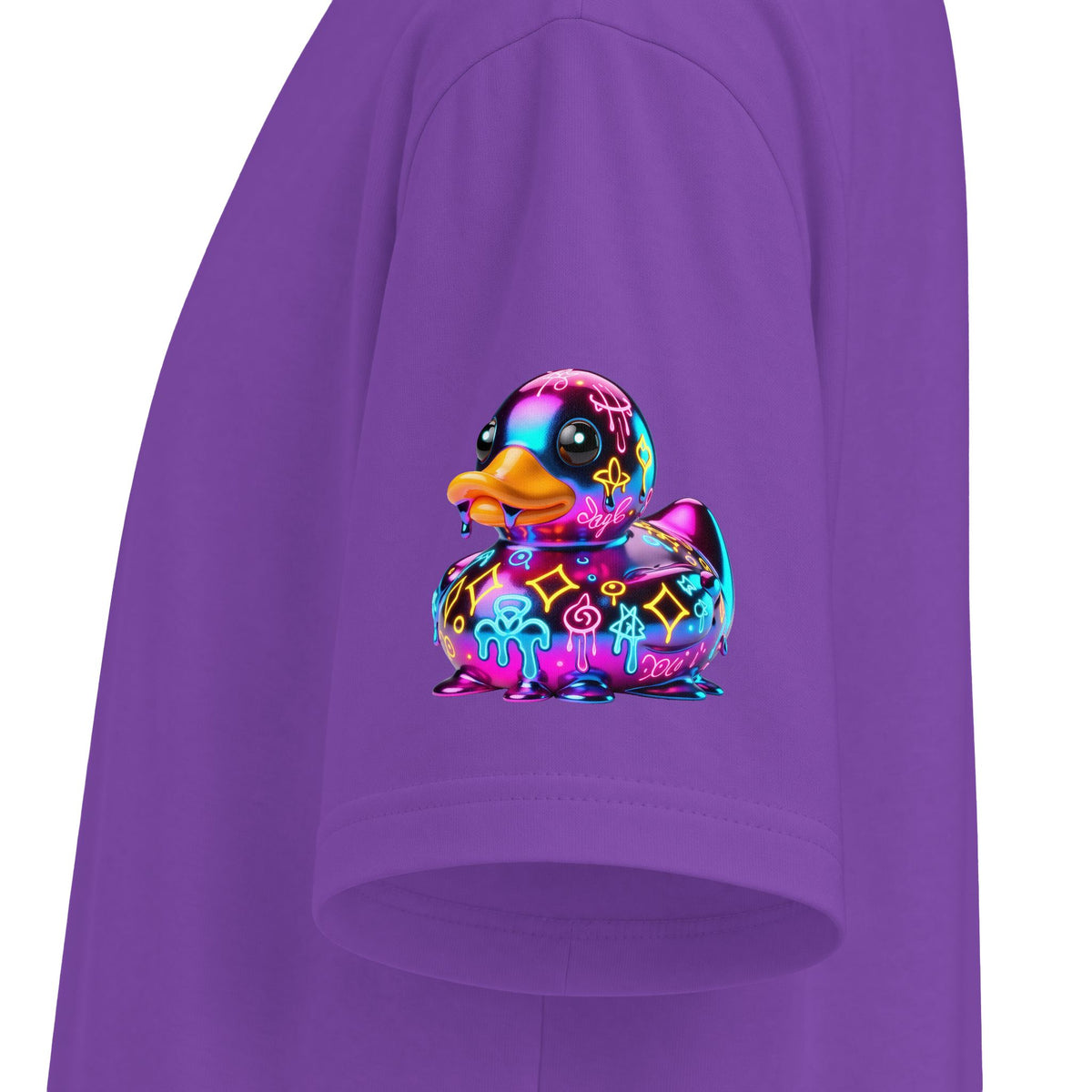 Urban Underground Collection - Neon Drip, Rub'a Ducky, Graphic 4-way T Shirt - CaliPride Clothing