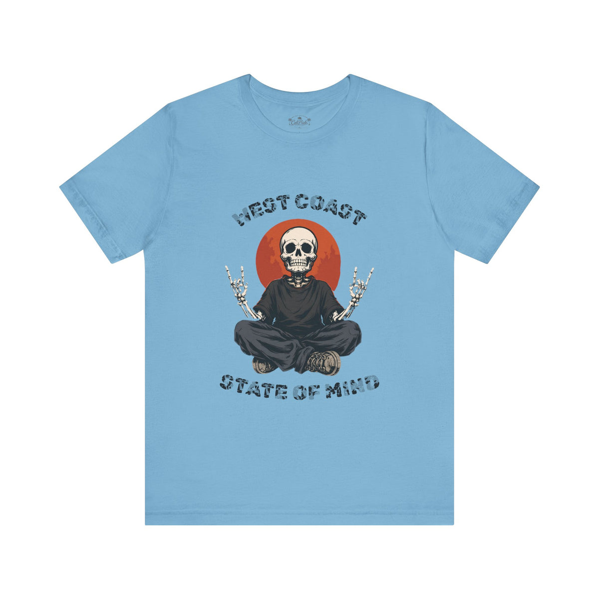 Skate & Surf Collection - Zen to the Bone, Vintage Skeleton Graphic T-Shirt — CaliPride Clothing