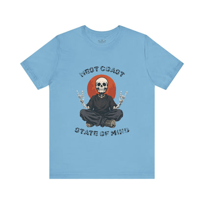 Skate & Surf Collection - Zen to the Bone, Vintage Skeleton Graphic T-Shirt — CaliPride Clothing