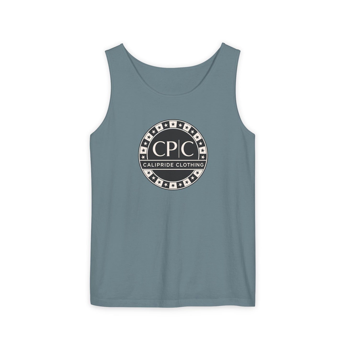 Surf & Beach Collection - Iconic CaliPride Clothing Signature Logo, Tank Top - CaliPride Clothing