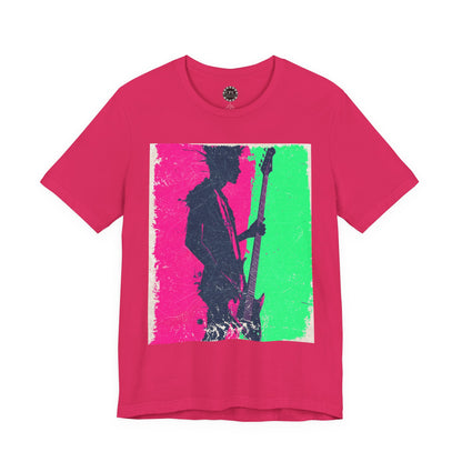 Punk Resurrected Collection - Neon Retro Rock Star Graphic T - Shirt - CaliPride Clothing