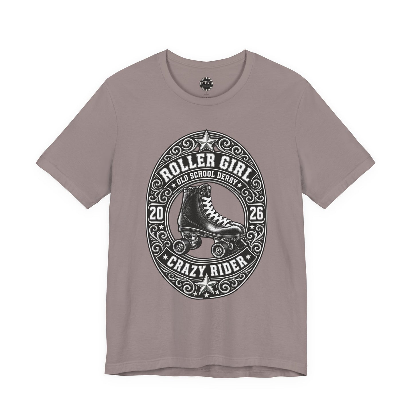 Punk Resurrected Collection - Roller Girl Crazy Rider, Graphic T-shirt | CaliPride Clothing