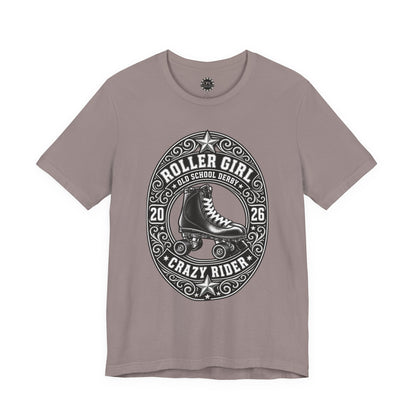 Punk Resurrected Collection - Roller Girl Crazy Rider, Graphic T-shirt | CaliPride Clothing
