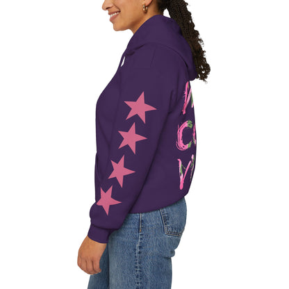 'West Coast Vibe' Hoodie, multicolor w Stars, Graphic Hoodie | CaliPride Clothing
