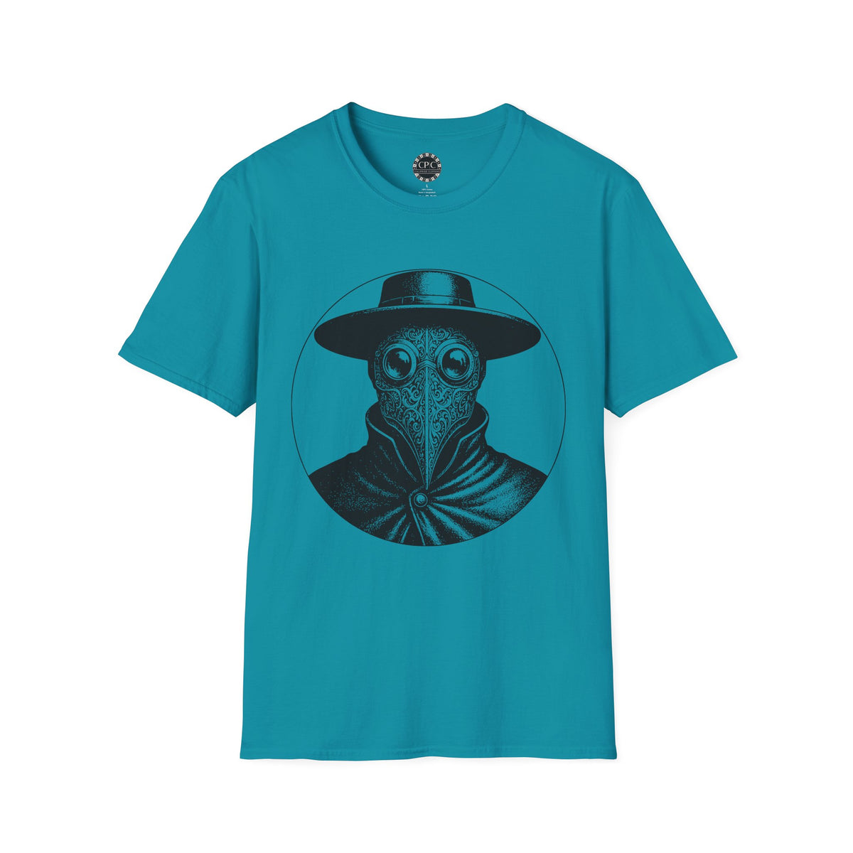Pacific Works Collection - Vintage Plague Doctor Graphic Tee — CaliPride Clothing