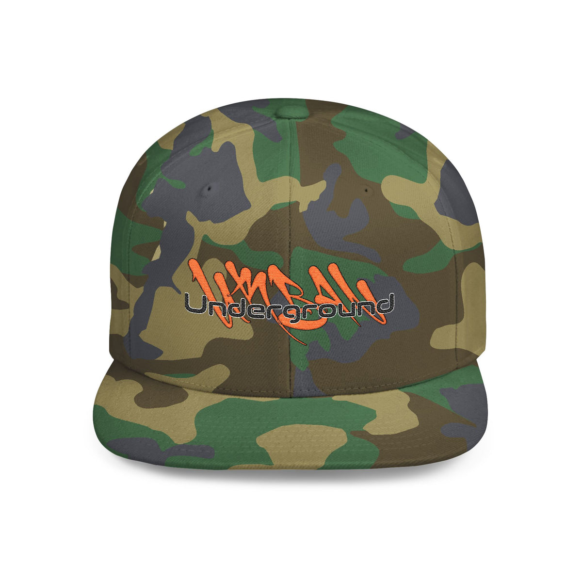 Copy of Urban Underground Collection - Underground, Flat Bill Snapback, Hat - Embroidered - CaliPride Clothing
