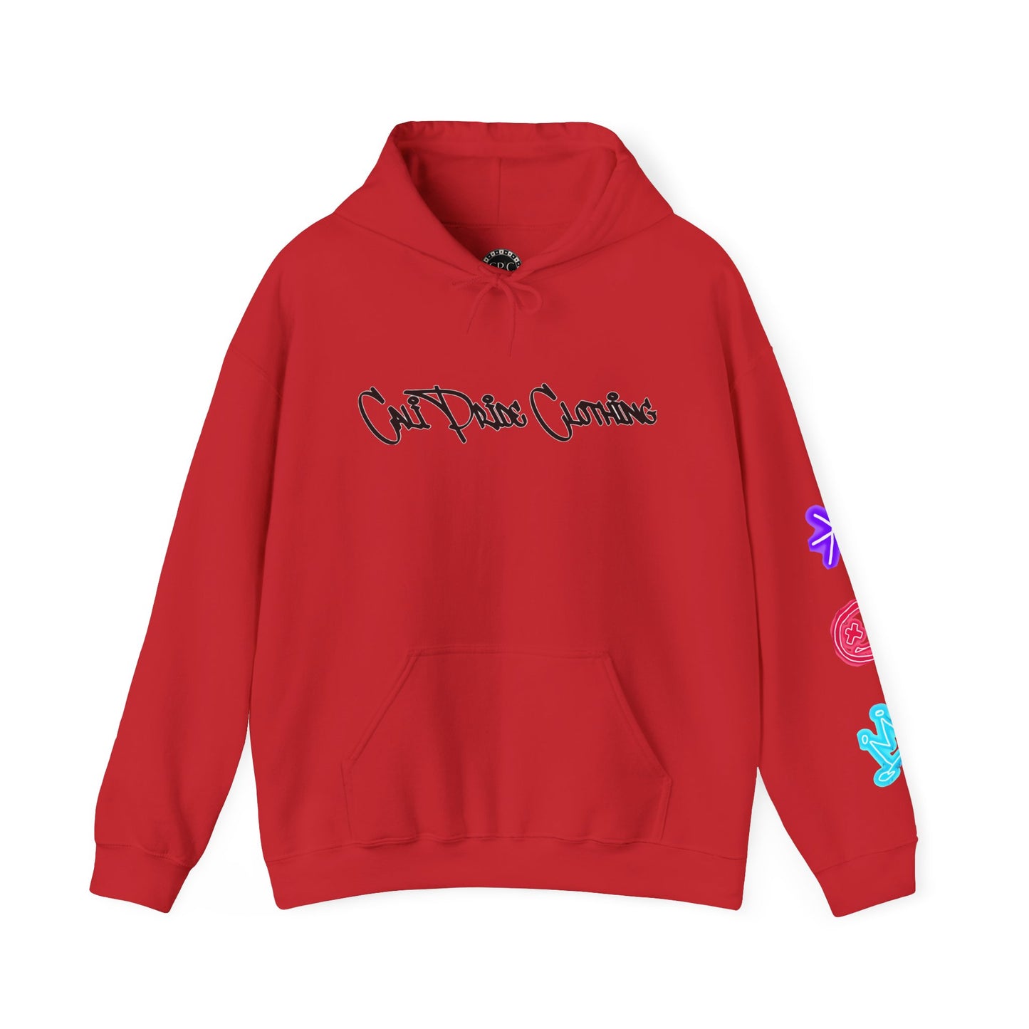 Skate & Surf Collection - Neon Skizzy Skater Graphic Hoodie, multiple colors | CaliPride Clothing
