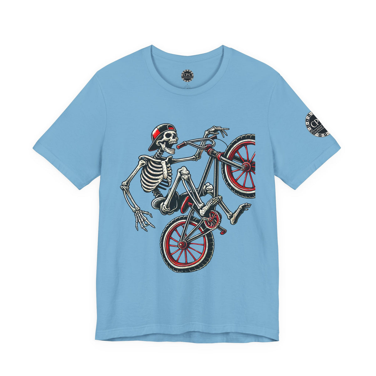 Skate & Surf Collection - Ride Til I Die, Skeleton Graphic T - Shirt - CaliPride Clothing