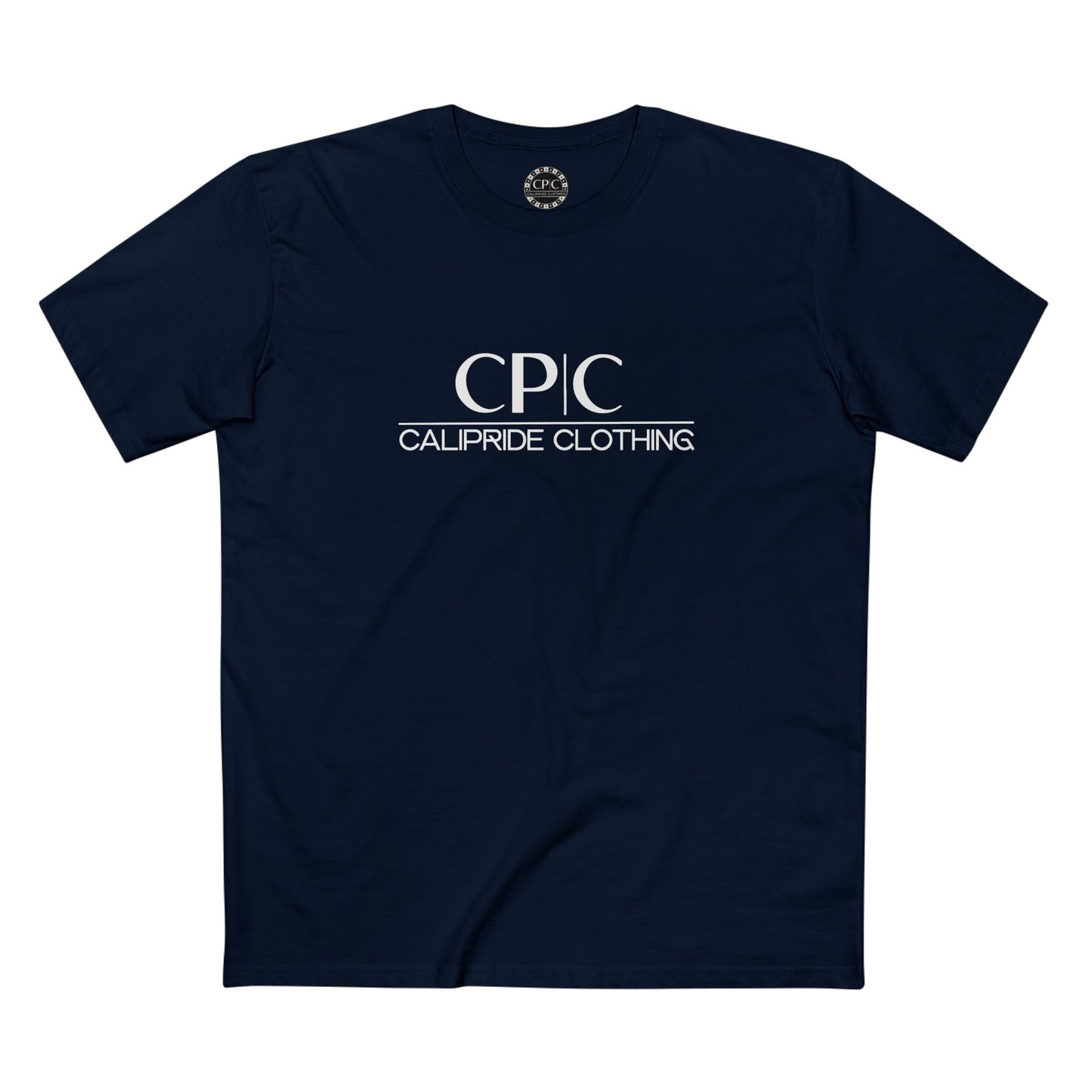 The Elite Collection - Signature Essentials, CP | C, Premium T-Shirt, white logo - CaliPride Clothing