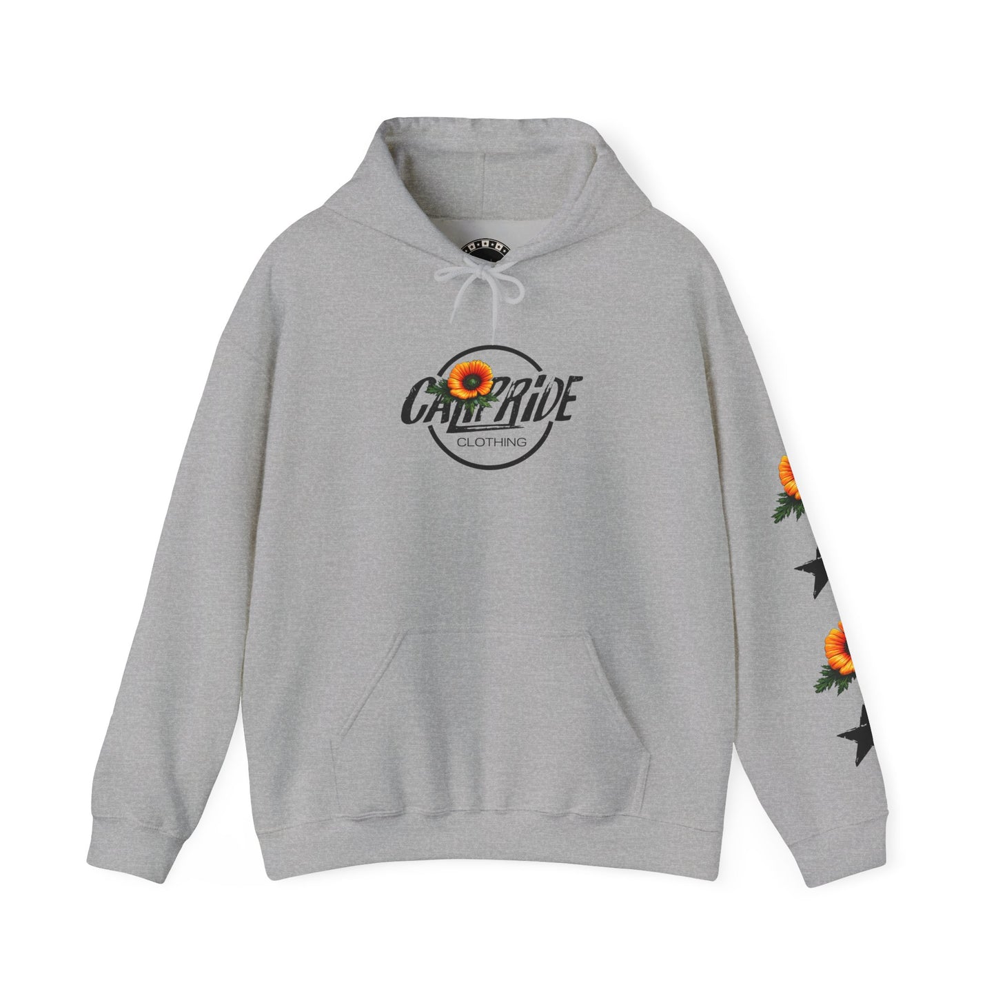 Pacific Coast Highway Hoodie & California Poppies | CaliPride Clothing