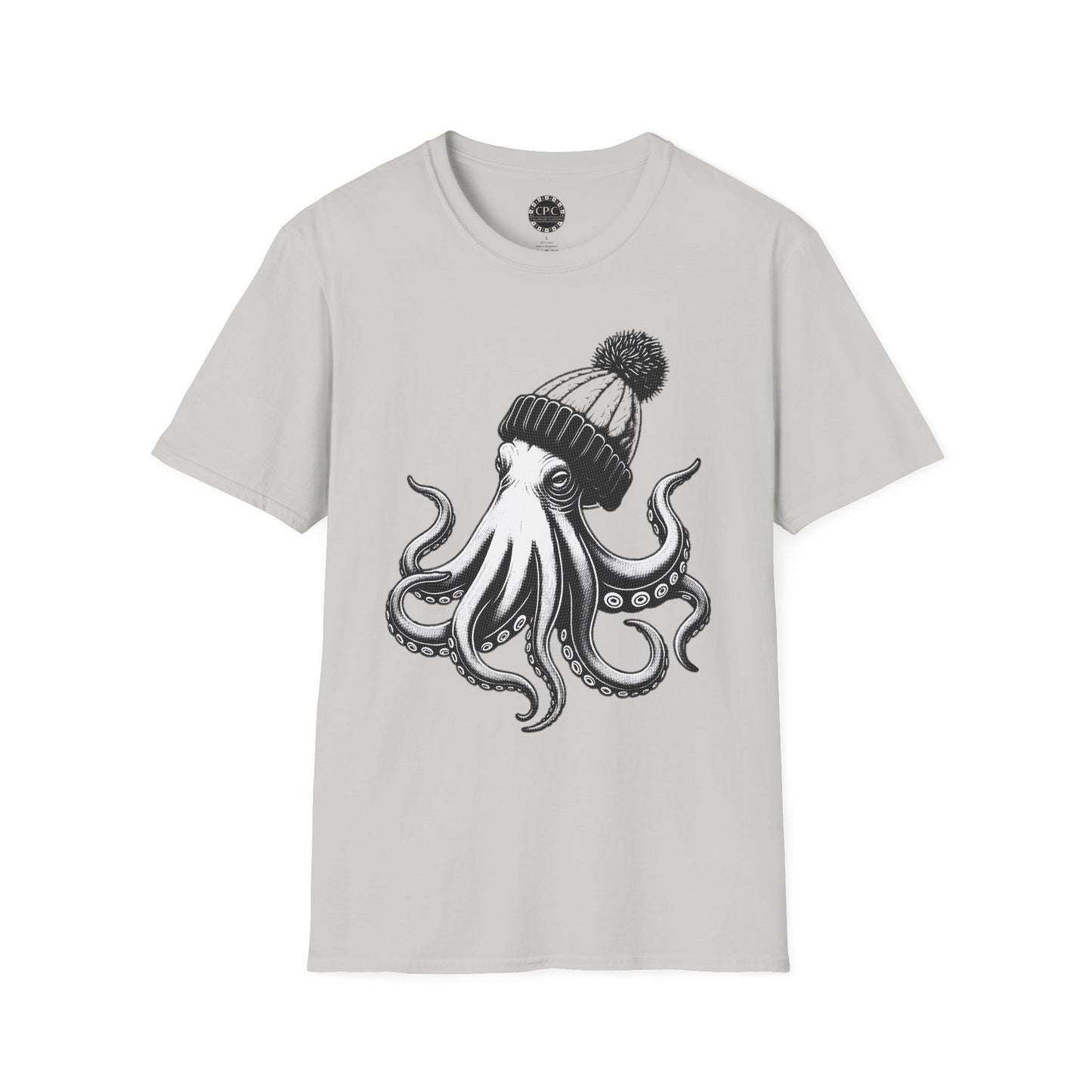 Pacific Works Collection - Hipster Octopus Graphic T-Shirt — CaliPride Clothing