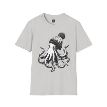 Pacific Works Collection - Hipster Octopus Graphic T-Shirt — CaliPride Clothing